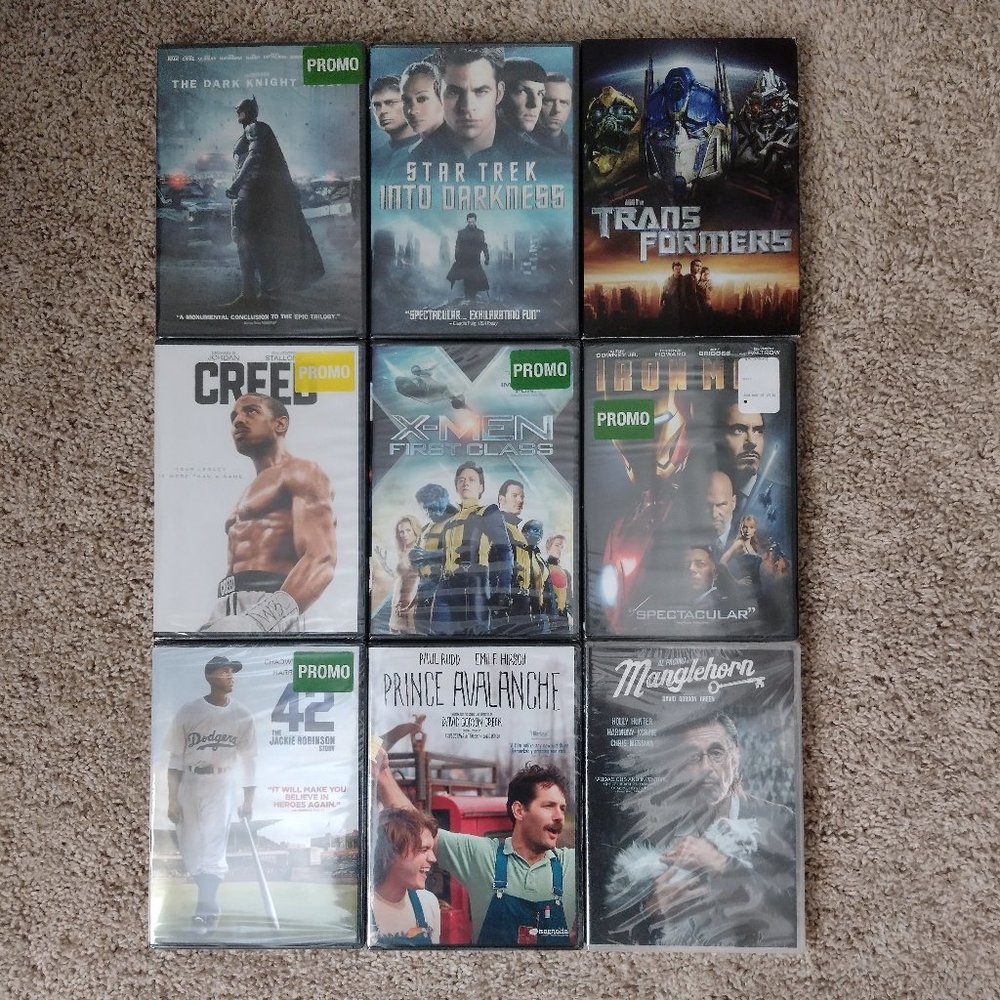 DVD Bundle (9 total, all NWT)